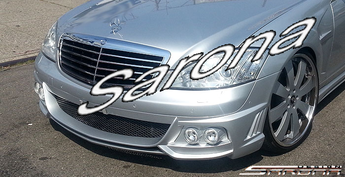 Custom Mercedes S Class Front Bumper  Sedan (2007 - 2012) - $890.00 (Part #MB-033-FB)